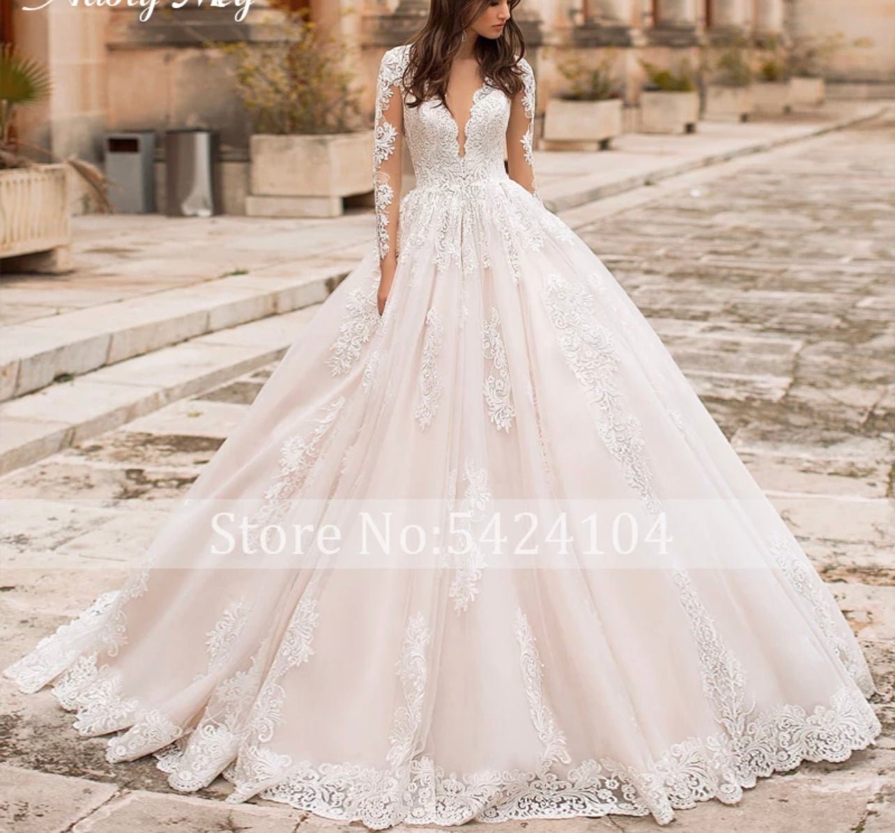 Bridal wedding gown dress - Mura Boutique