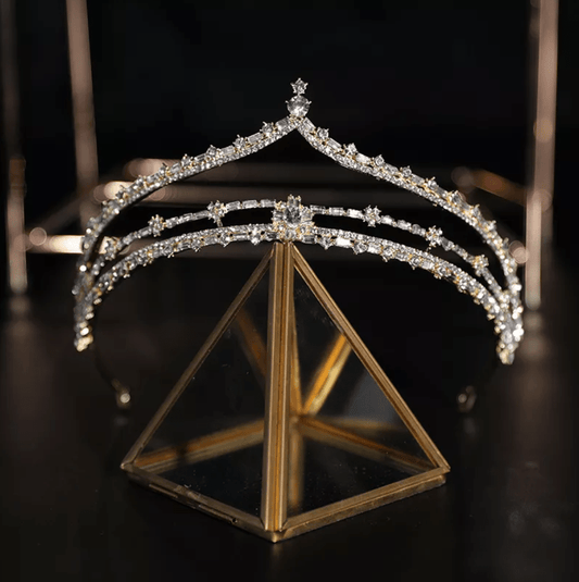 Crystal Baroque Wedding Crown - Mura Boutique