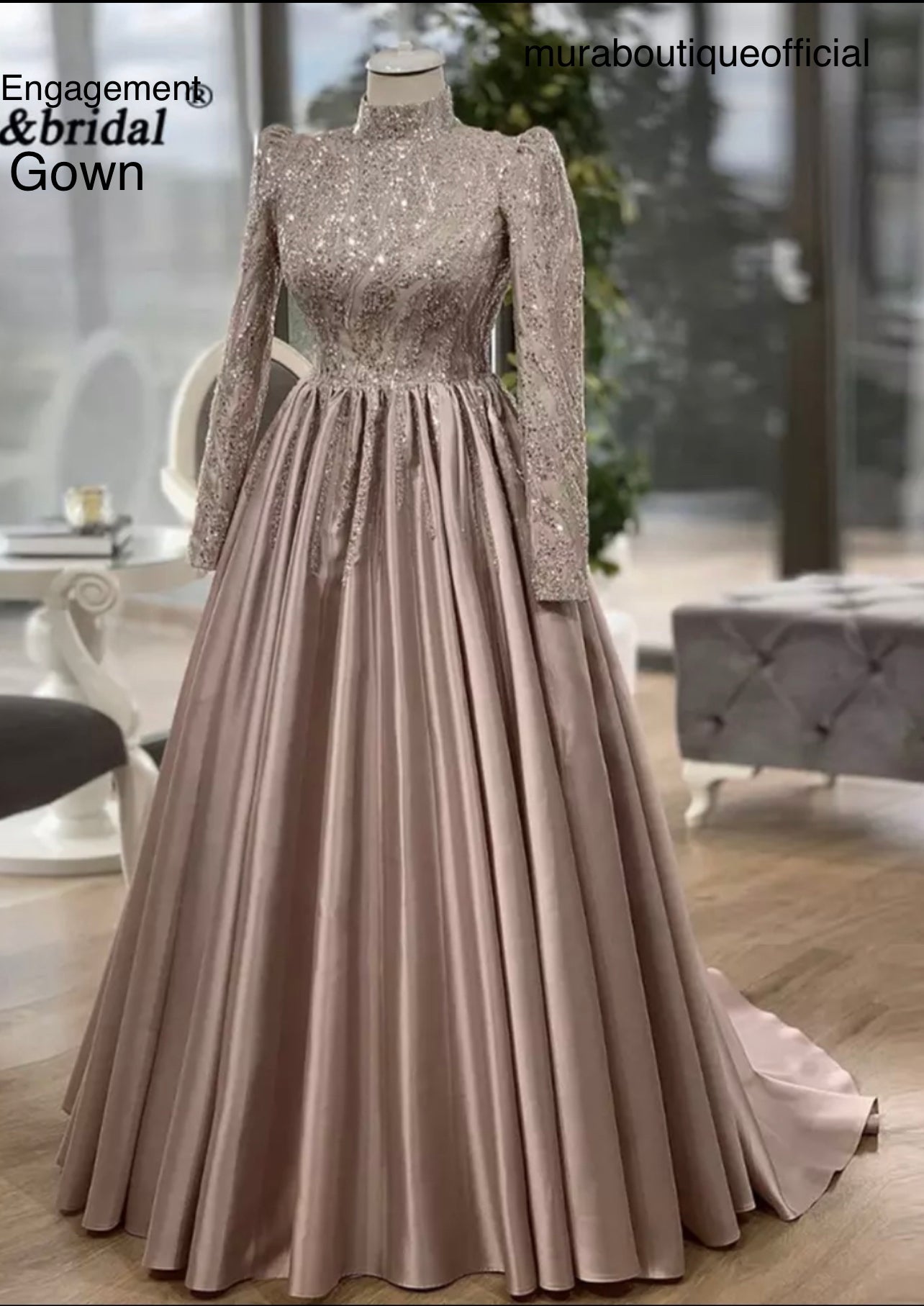 Elegant Engagement dress - Mura Boutique