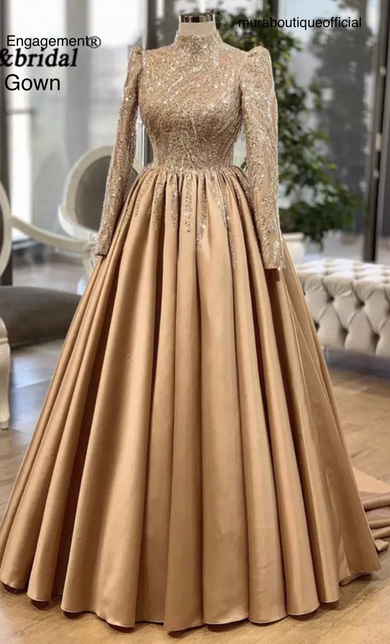 Elegant Engagement dress - Mura Boutique