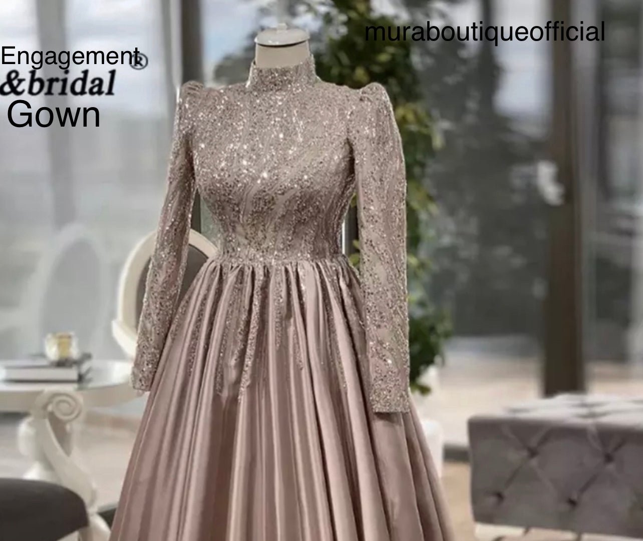 Elegant Engagement dress - Mura Boutique