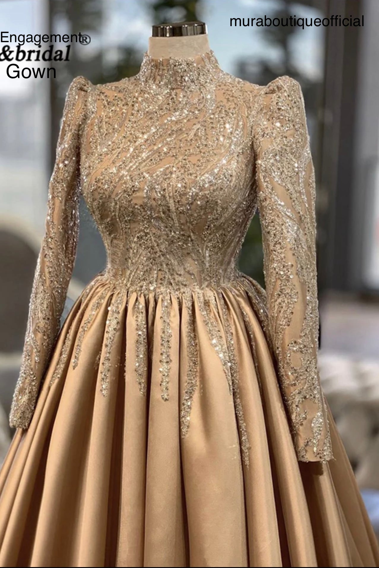 Elegant Engagement dress - Mura Boutique