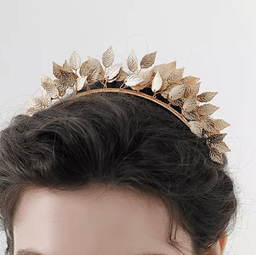 Leaf Baroque Wedding Crown - Mura Boutique