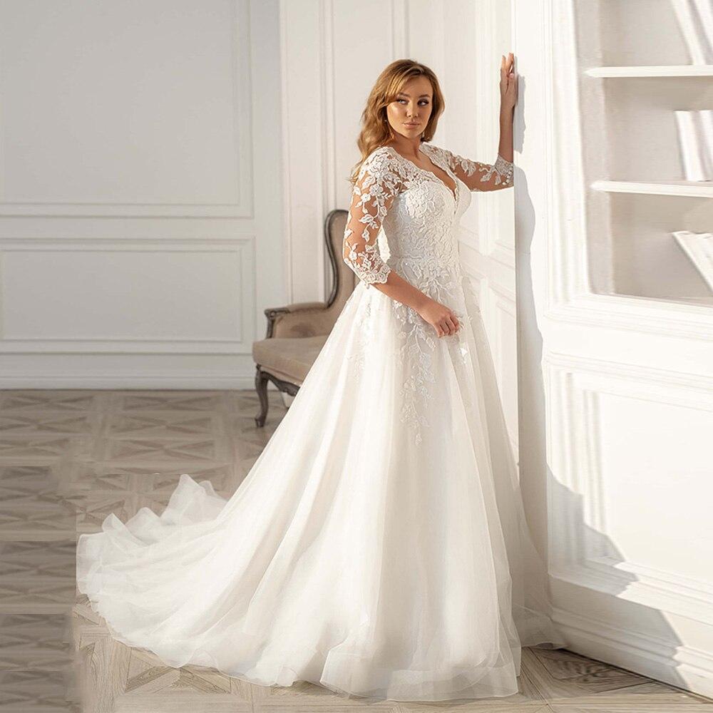 Modest Wedding Dress - Mura Boutique