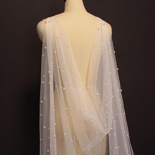 Pearl Bridal Wraps - Mura Boutique