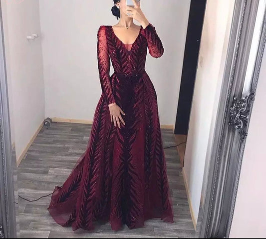 Velvet evening dresses - Mura Boutique