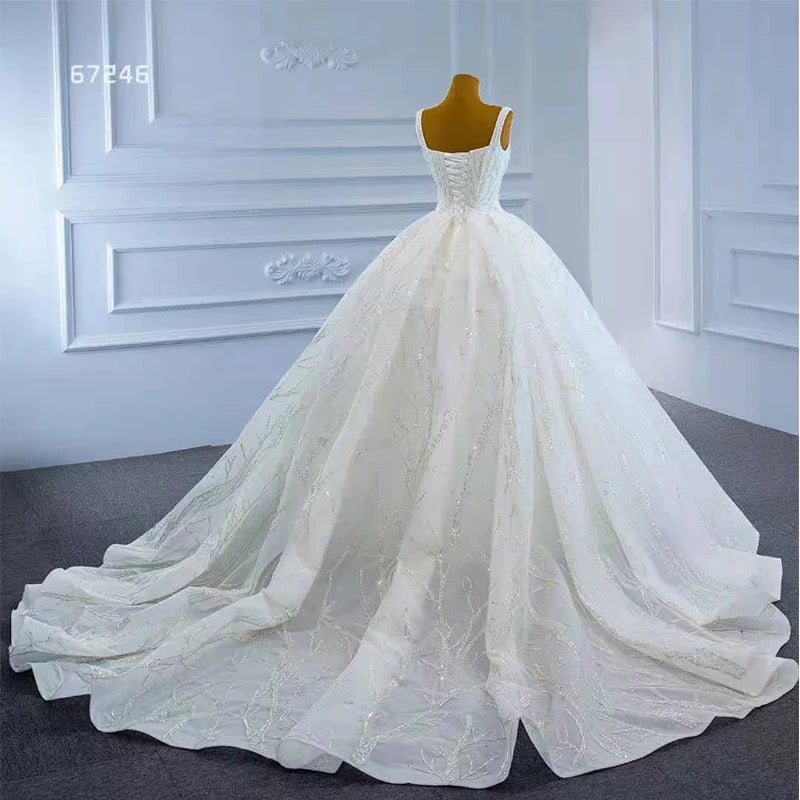 Custom made wedding gown dress