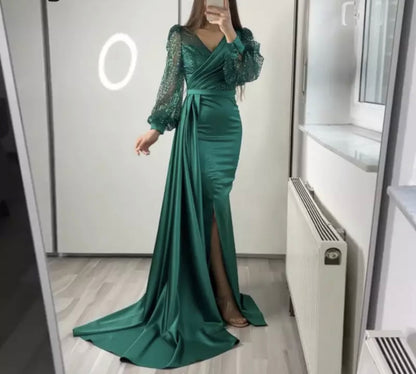 Elegant mermaid evening gown