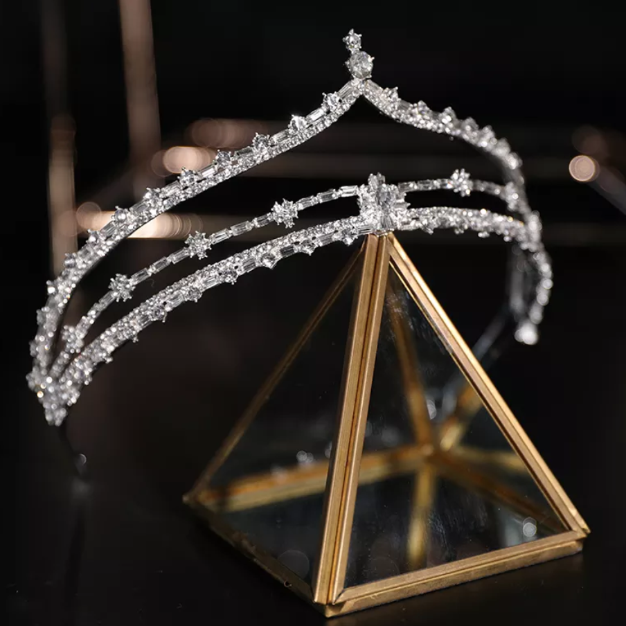 Crystal Baroque Wedding Crown